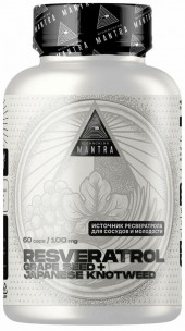 Biohacking Mantra Resveratrol 100, 60 капс