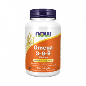 NOW Omega-3-6-9 1000 mg, 100 капсул