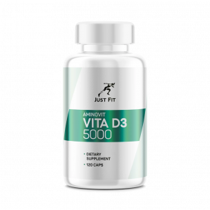 Just Fit Aminovit Vita D3 5000, 120 капсул