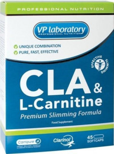 VP Laboratory CLA &amp; L-carnitine, 45 капс