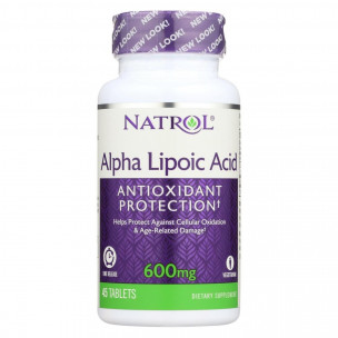 Natrol Alpha Lipoic Acid 600 мг, 45 таб