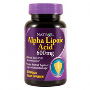 Natrol Alpha Lipoic Acid 600 мг, 30 капс