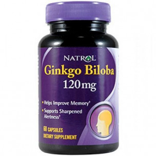 Natrol Ginkgo Biloba 120 mg, 60 капс