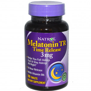 Natrol Melatonin TR 3 mg, 100 таб