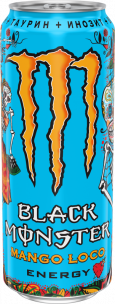 CocaCola Black Monster Mango Loco, 450 мл