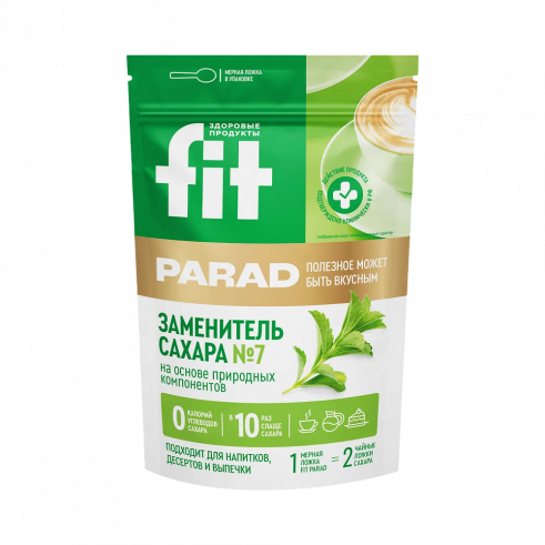 FitParad Заменитель сахара №7 дойпак, 250 грамм