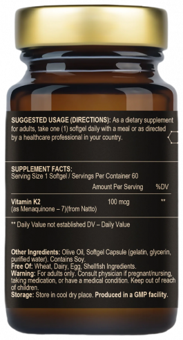 FuelUp Vitamin K2, 60 капсул