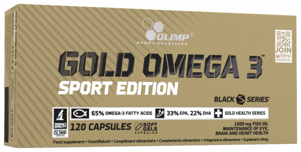 Olimp Sport Nutrition Gold Omega 3, Голд Омега 3, 120 капсул