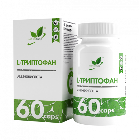 Natural Supp L-Tryptophan, 60 капсул