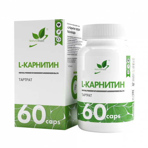 Natural Supp L-Carnitine, 60 капсул