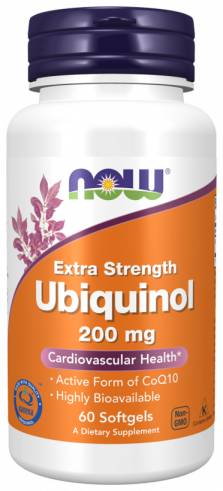 NOW Ubiquinol 200 mg, 60 капсул NOW Ubiquinol 200 mg, 60 капсул
