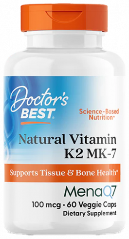 Doctor's Best Vitamin K2 MK-7, Витамин K2 MK-7, 60 капсул