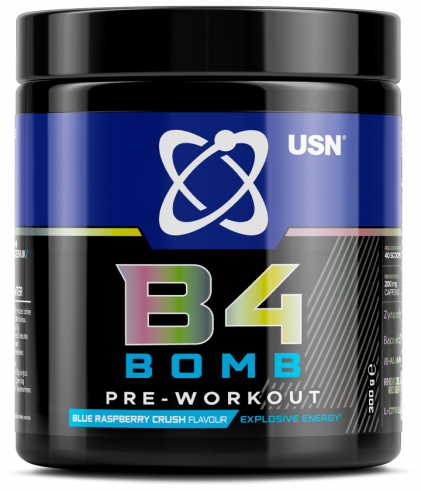 USN B4-Bomb Pre-Workout, 300 грамм USN B4-Bomb Pre-Workout, 300 грамм
