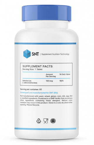 SNT Selenium, Селениум, 60 таблеток