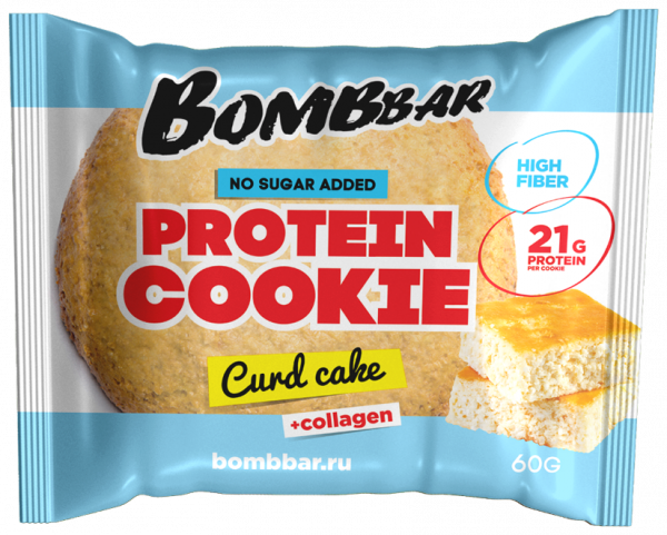Bombbar Protein cookie, 60 грамм Bombbar Protein cookie, 60 грамм