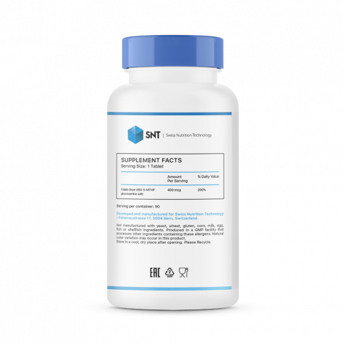 SNT Methyl Folate, 90 таблеток SNT Methyl Folate, 90 таблеток