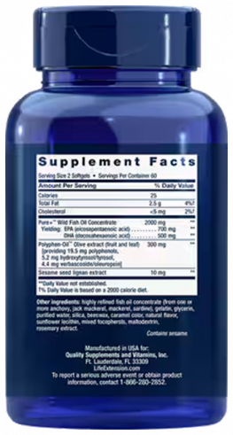 Life Extension Super Omega-3 EPA/DHA Fish Oil, Sesame Lignans & Olive Extract Life Extension Super Omega-3 EPA/DHA Fish Oil, Sesame Lignans & Olive Extract