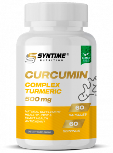 Syntime Nutrition Curcumin Complex Turmeric 500 mg, 60 капсул