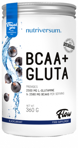 Nutriversum Flow BCAA + Gluta, 360 грамм Nutriversum Flow BCAA + Gluta, 360 грамм