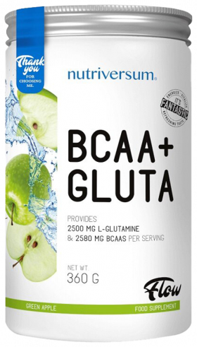 Nutriversum Flow BCAA + Gluta, 360 грамм Nutriversum Flow BCAA + Gluta, 360 грамм