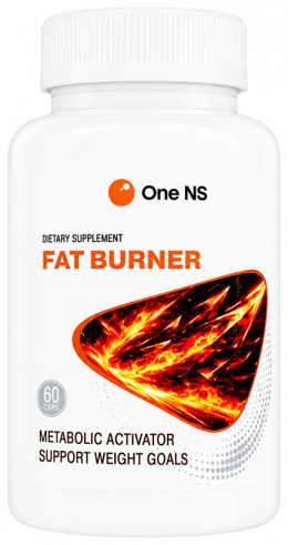 One NS Fat burner Yohimbe+Synephrine+Сaffeine, Жиросжигатель Йохимбин+Синефрин+Кофеин, 60 капсул
