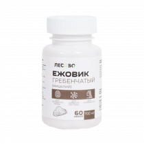 Лесово Мицелий Ежовика Гребенчатый, 60 капсул