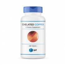 SNT Chelated Copper, Хелатированная медь, 60 таблеток