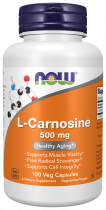 NOW L-Carnosin 500 mg, L-Карнозин 500 мг, 100 капсул