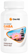 One NS GABA 700 mg, Гамма-аминомасляная кислота 700 мг, 90 капсул